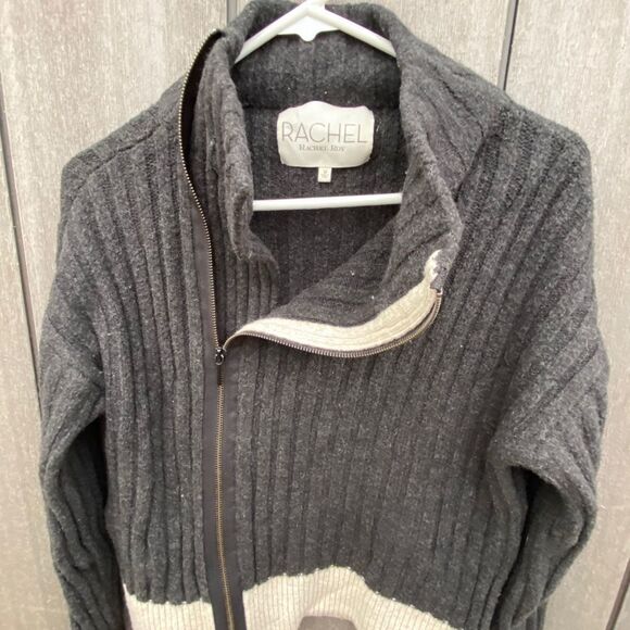 RACHEL Rachel Roy Zip Cardigan Sweater - Picture 3 of 9
